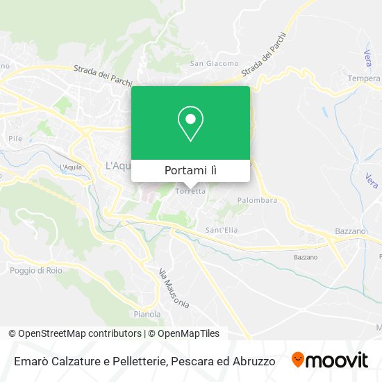 Mappa Emarò Calzature e Pelletterie