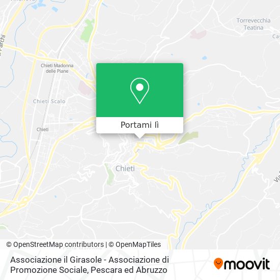 Mappa Associazione il Girasole - Associazione di Promozione Sociale