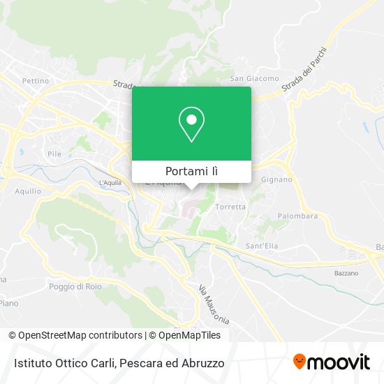 Mappa Istituto Ottico Carli
