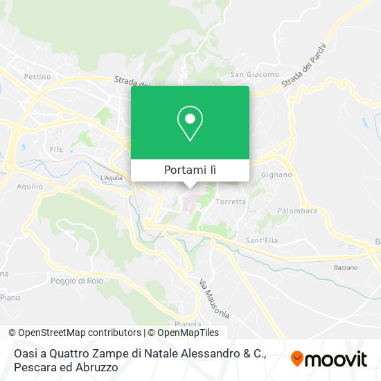 Mappa Oasi a Quattro Zampe di Natale Alessandro & C.