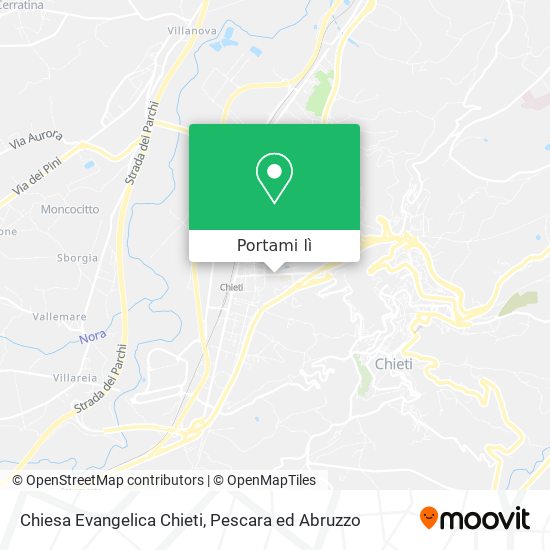 Mappa Chiesa Evangelica Chieti