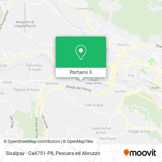 Mappa Sisalpay - Ca4751-P8