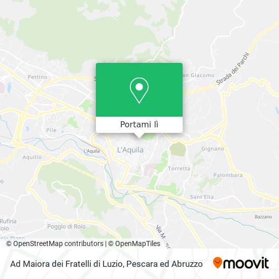 Mappa Ad Maiora dei Fratelli di Luzio
