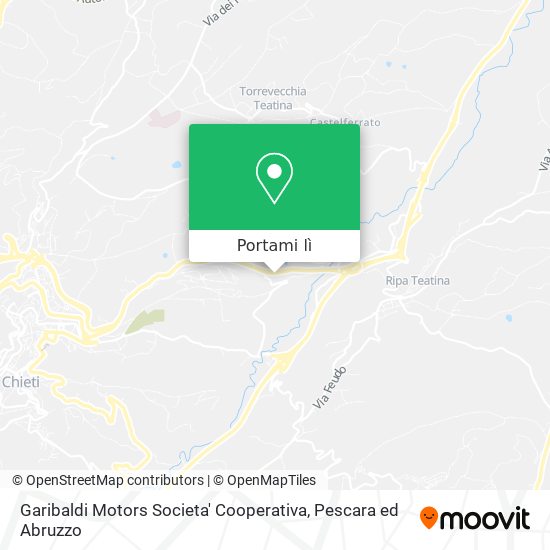 Mappa Garibaldi Motors Societa' Cooperativa