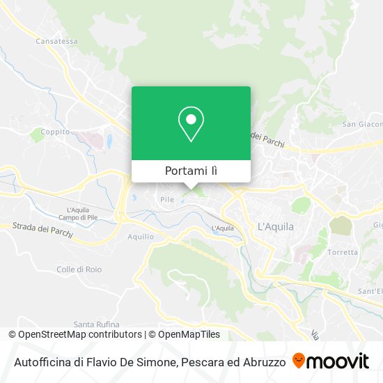 Mappa Autofficina di Flavio De Simone