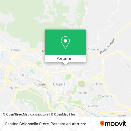 Mappa Cantina Colonnella Store