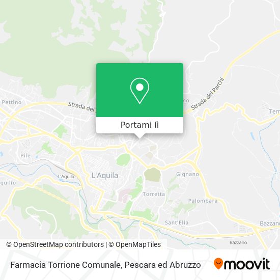 Mappa Farmacia Torrione Comunale