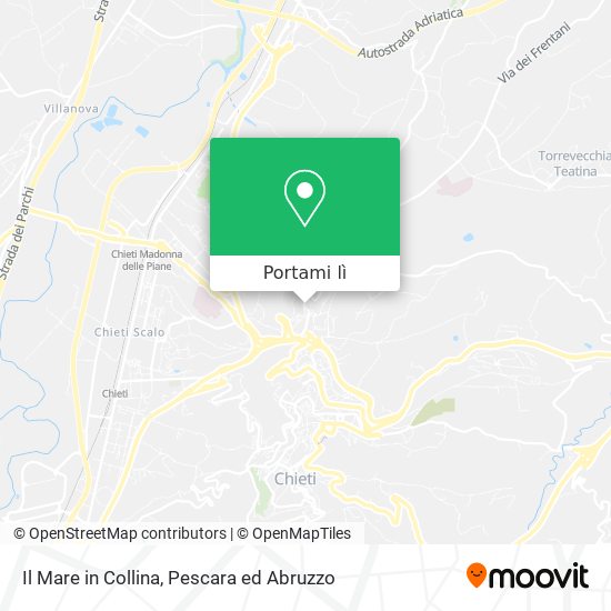 Mappa Il Mare in Collina