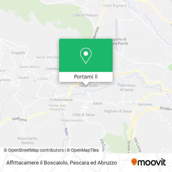 Mappa Affittacamere il Boscaiolo