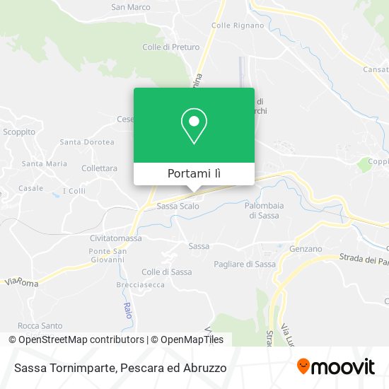 Mappa Sassa Tornimparte