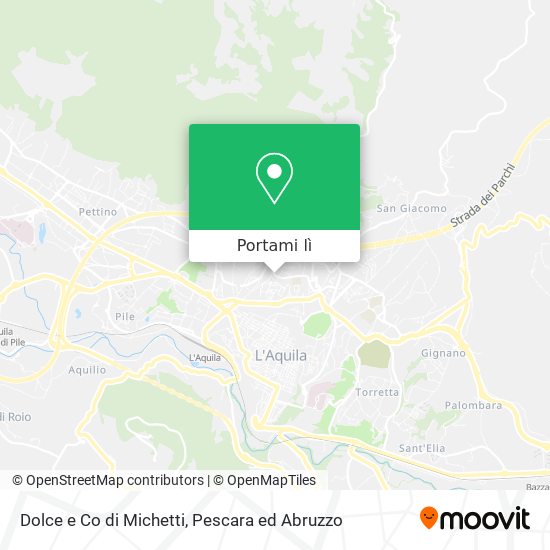 Mappa Dolce e Co di Michetti