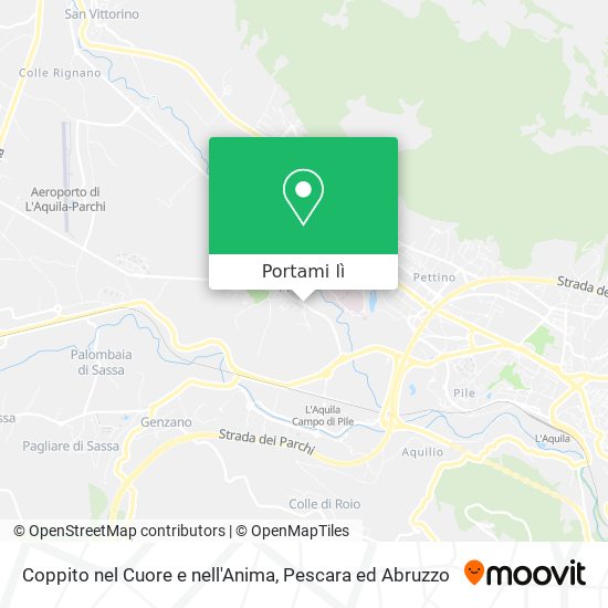 Mappa Coppito nel Cuore e nell'Anima