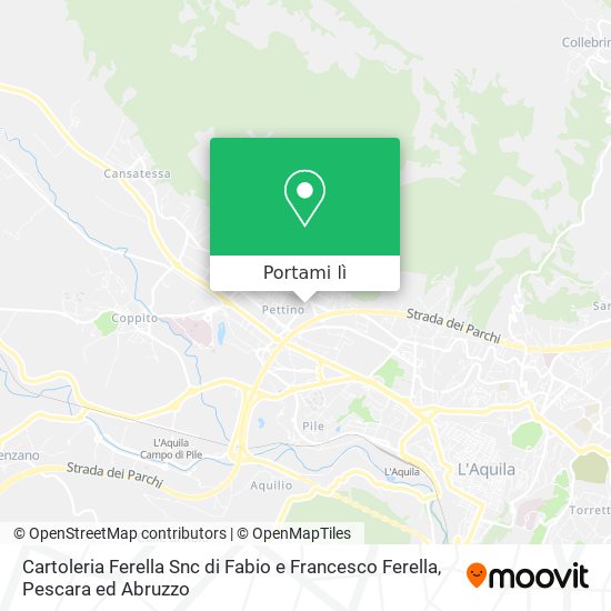 Mappa Cartoleria Ferella Snc di Fabio e Francesco Ferella