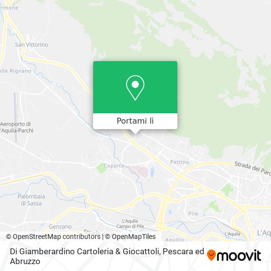 Mappa Di Giamberardino Cartoleria & Giocattoli