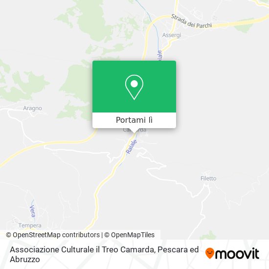 Mappa Associazione Culturale il Treo Camarda