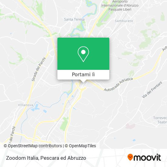 Mappa Zoodom Italia
