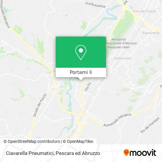 Mappa Ciavarella Pneumatici