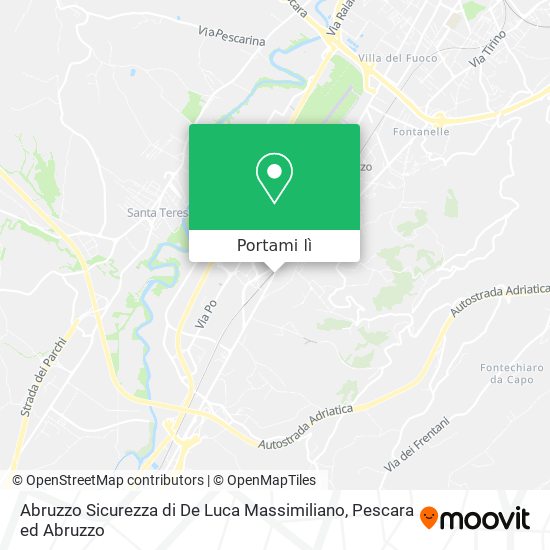 Mappa Abruzzo Sicurezza di De Luca Massimiliano
