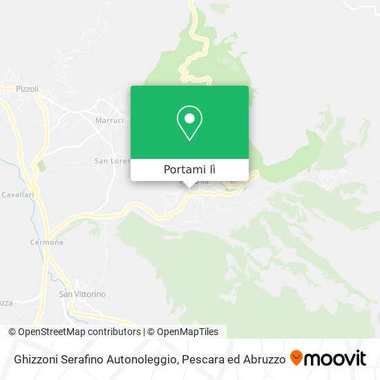 Mappa Ghizzoni Serafino Autonoleggio