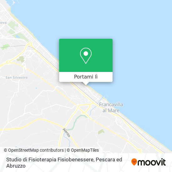 Mappa Studio di Fisioterapia Fisiobenessere