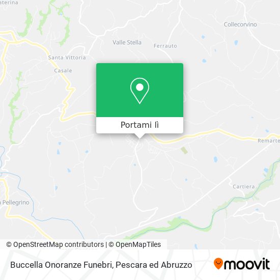 Mappa Buccella Onoranze Funebri