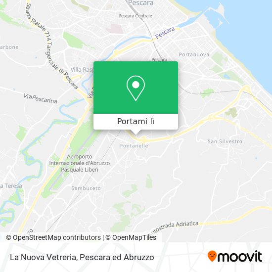 Mappa La Nuova Vetreria