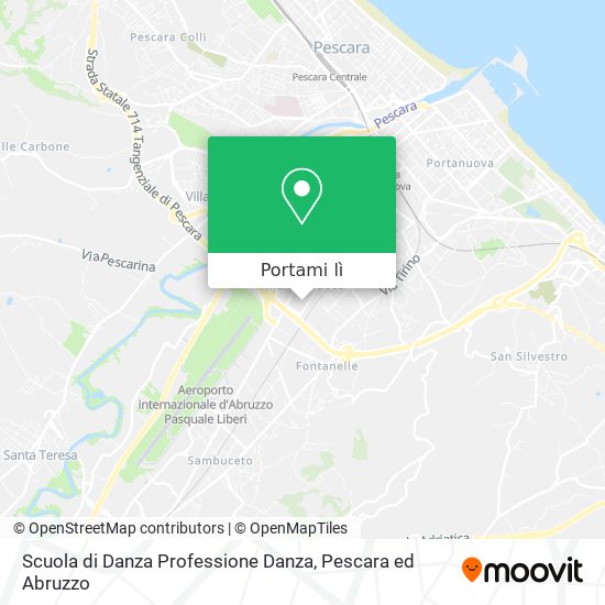 Mappa Scuola di Danza Professione Danza