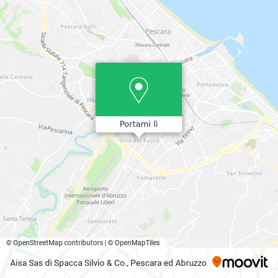 Mappa Aisa Sas di Spacca Silvio & Co.