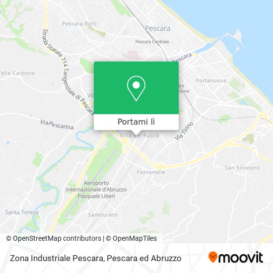 Mappa Zona Industriale Pescara