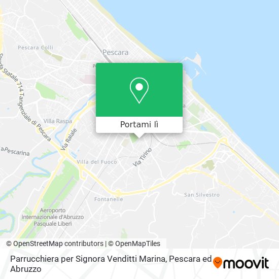 Mappa Parrucchiera per Signora Venditti Marina
