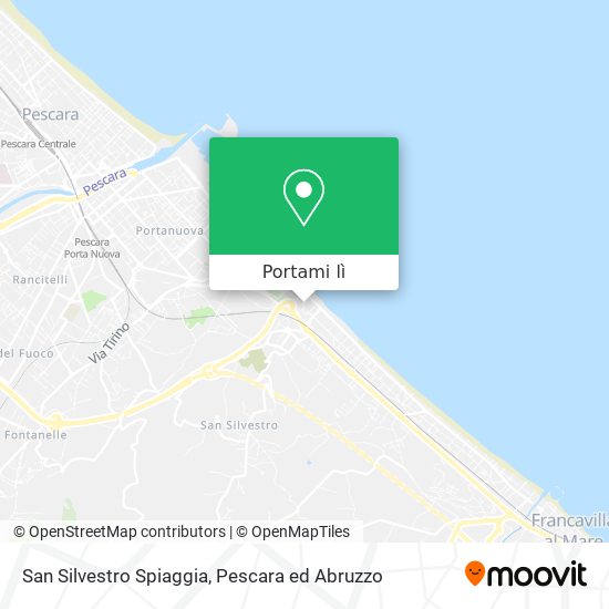 Mappa San Silvestro Spiaggia