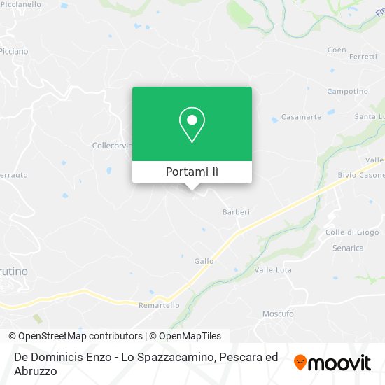 Mappa De Dominicis Enzo - Lo Spazzacamino