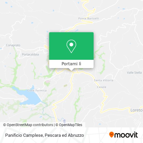 Mappa Panificio Camplese