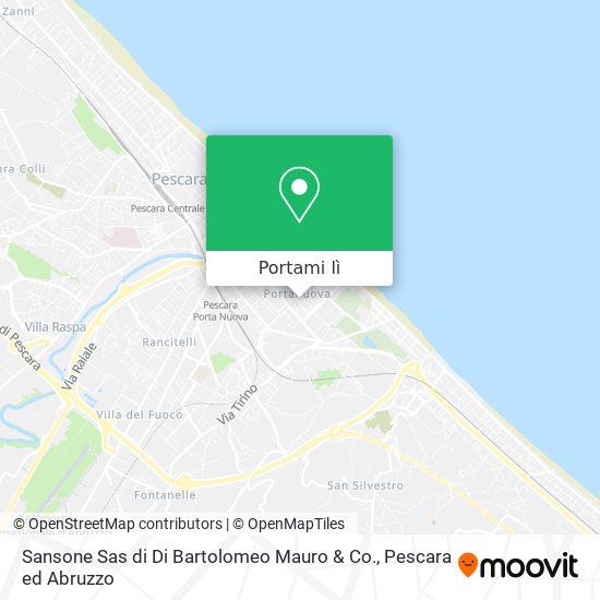 Mappa Sansone Sas di Di Bartolomeo Mauro & Co.