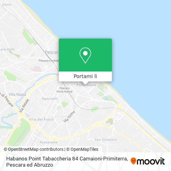 Mappa Habanos Point Tabaccheria 84 Camaioni-Primiterra