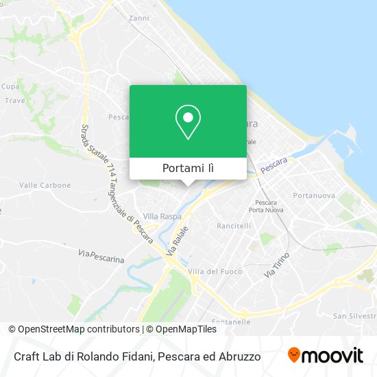 Mappa Craft Lab di Rolando Fidani