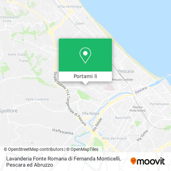 Mappa Lavanderia Fonte Romana di Fernanda Monticelli