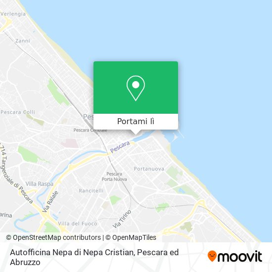 Mappa Autofficina Nepa di Nepa Cristian