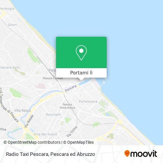 Mappa Radio Taxi Pescara