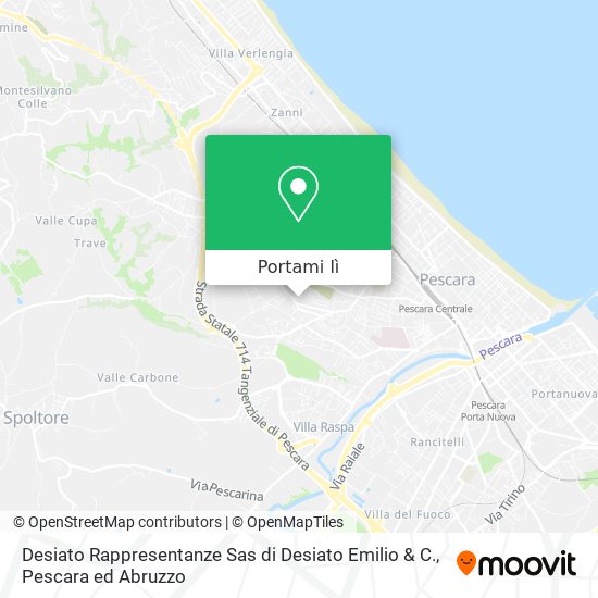 Mappa Desiato Rappresentanze Sas di Desiato Emilio & C.