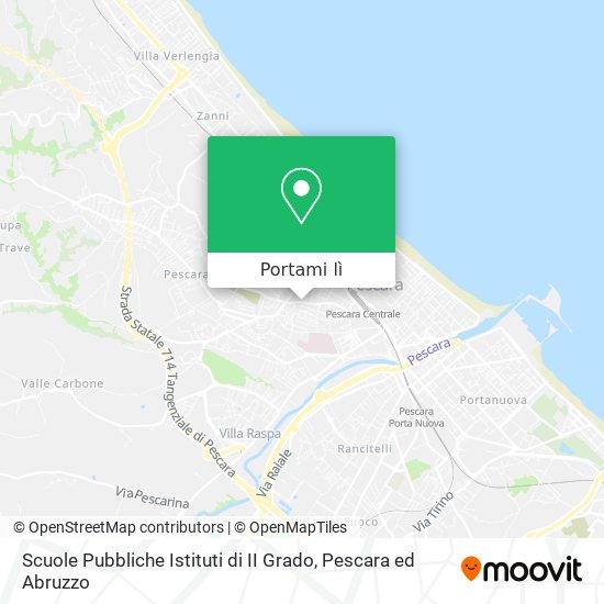 Mappa Scuole Pubbliche Istituti di II Grado
