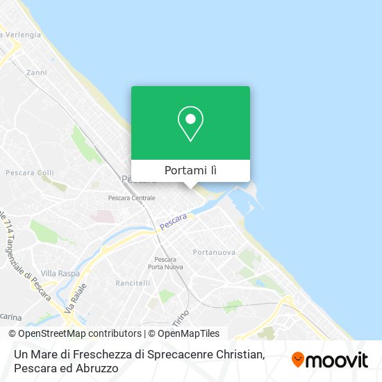 Mappa Un Mare di Freschezza di Sprecacenre Christian