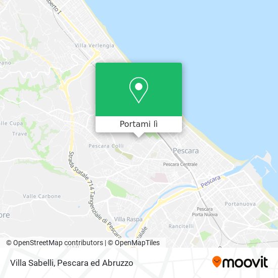 Mappa Villa Sabelli