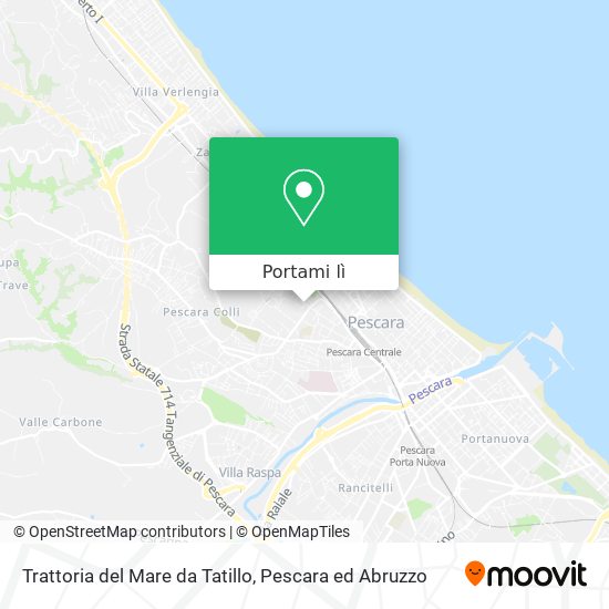 Mappa Trattoria del Mare da Tatillo