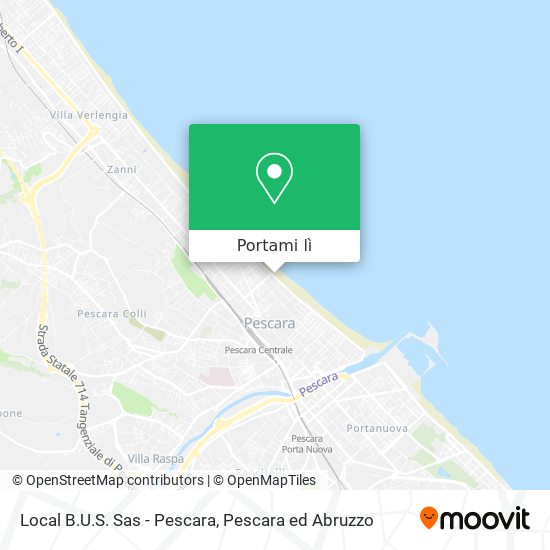 Mappa Local B.U.S. Sas - Pescara