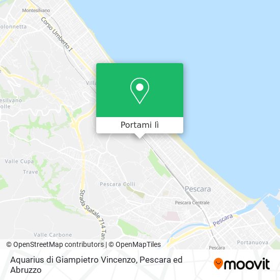 Mappa Aquarius di Giampietro Vincenzo