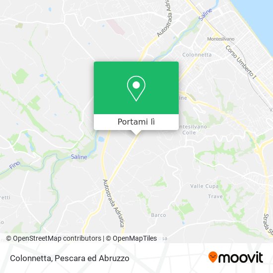 Mappa Colonnetta