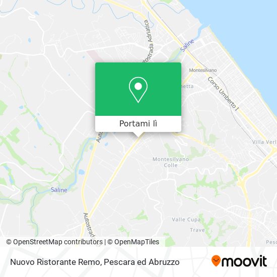 Mappa Nuovo Ristorante Remo