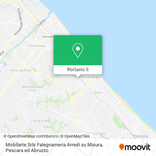 Mappa Mobilarte Srls Falegnameria Arredi su Misura