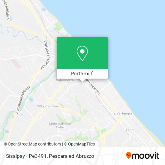 Mappa Sisalpay - Pe3491